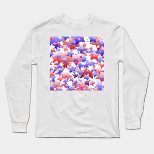 Patriotic Stars Long Sleeve T-Shirt